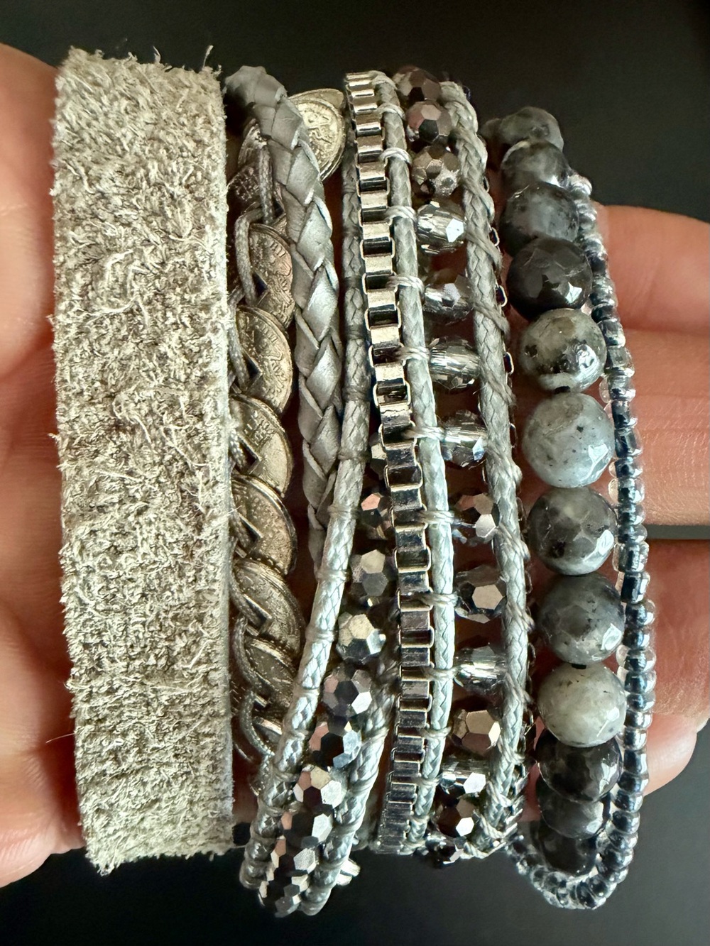 VICTORIA EMERSON MULTI-STRAND CUFF BRACELET
